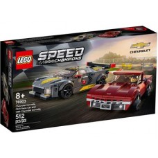 LEGO Speed Champions 76903 Chevrolet Corvette C8.R in 1968 Chevrolet Corvette